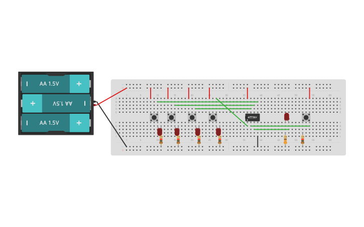 Circuit design Button Code - Tinkercad