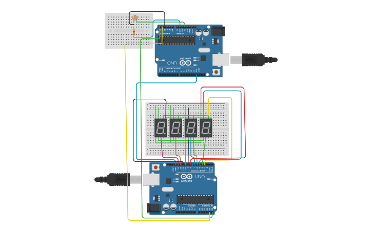 Circuit Design Seven Segment Tinkercad 8331