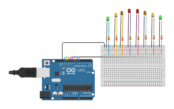 Circuit design Array | Tinkercad