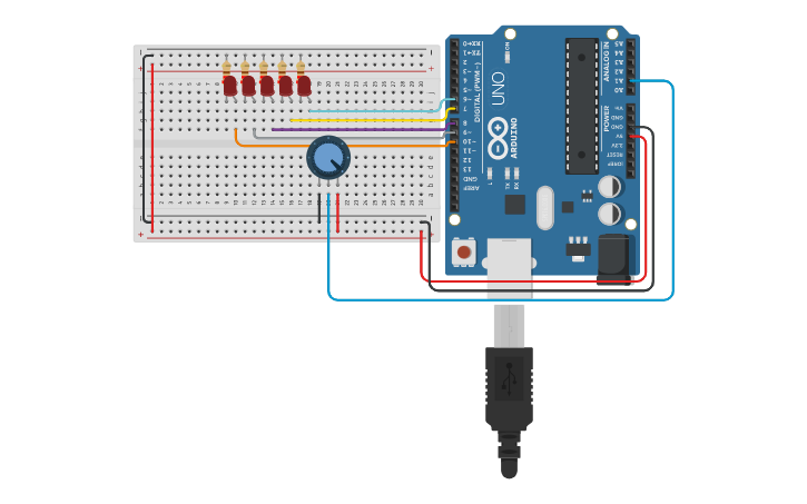 Circuit design TP 7 | Tinkercad