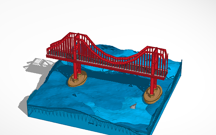 Bridge Tinkercad - Hướng dẫn tạo mô hình cầu 3D trong Tinkercad