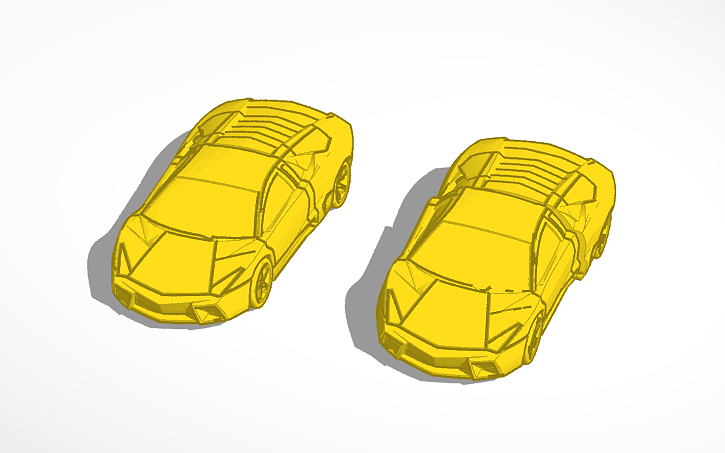 Copy of Lamborghini Car | Tinkercad