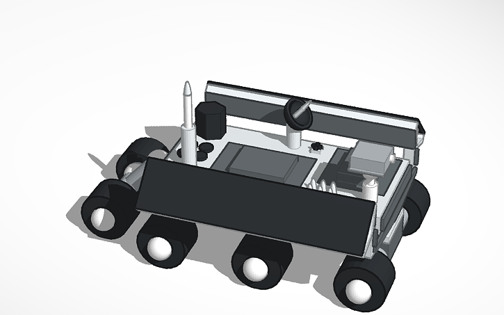 3D design Mars Rover - Tinkercad