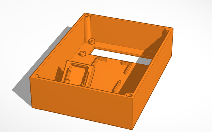 3D design Arduino box 2 - Tinkercad