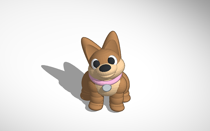 3d Design Corgi - Tinkercad