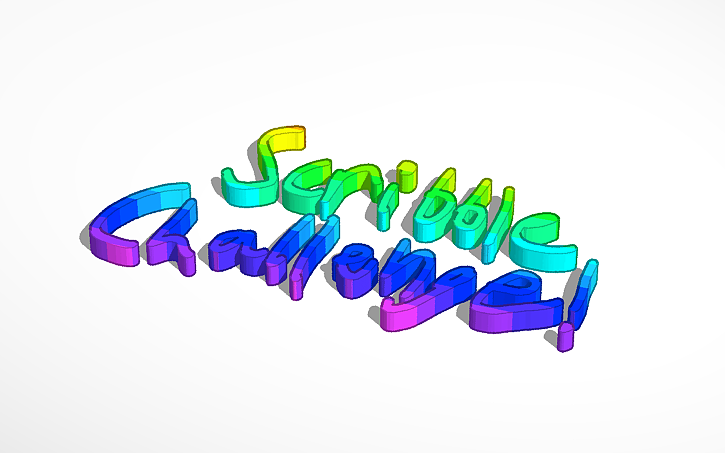 3d Design Scribble Challenge Tinkercad