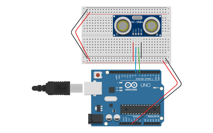 Circuit design Practica 20 - Tinkercad