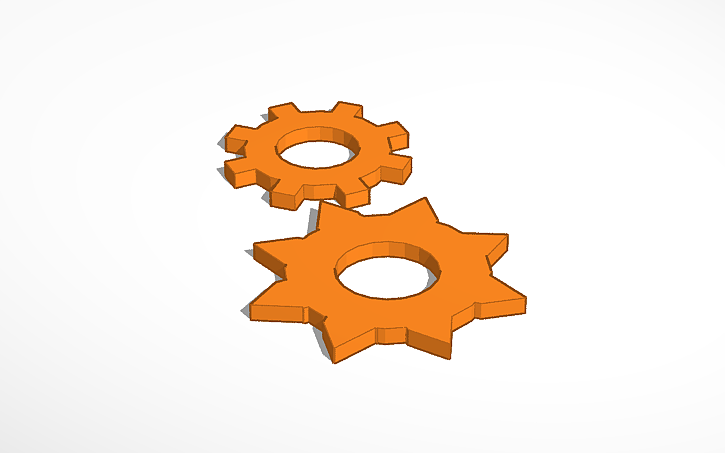 3D design Gears - Tinkercad