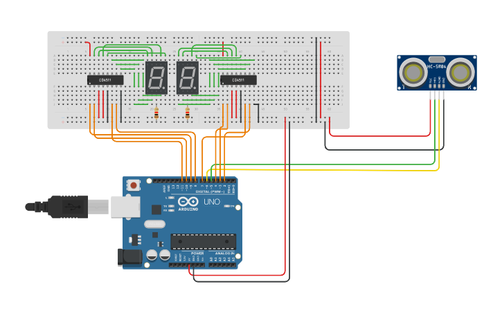 Circuit design Multiplex Demultiplex | Tinkercad