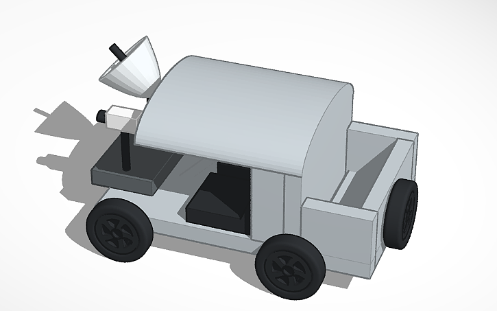 3D design Rover 2 - Tinkercad