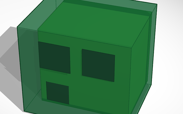 Minecraft Slime Tinkercad