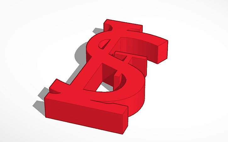 3D design St. Louis cardinals symbol - Tinkercad