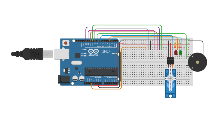 Rfid Module Cad Circuit design Copy of RFID reader - Tinkercad