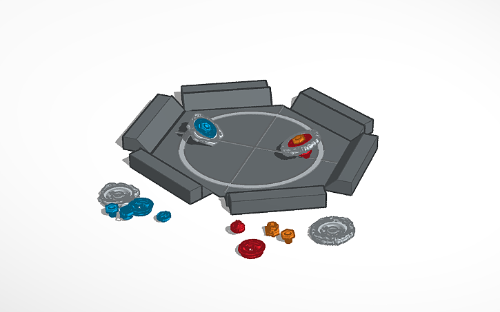 3D design beyblade mfb battle | Tinkercad