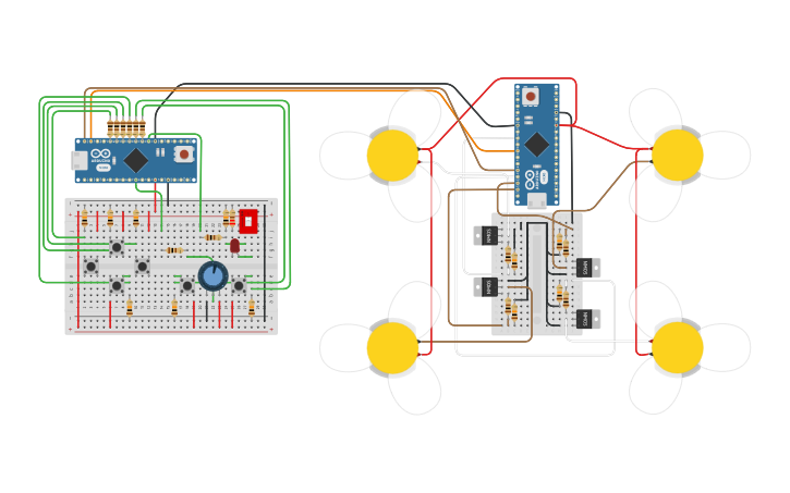 Circuit Design Dronec Tinkercad 9383