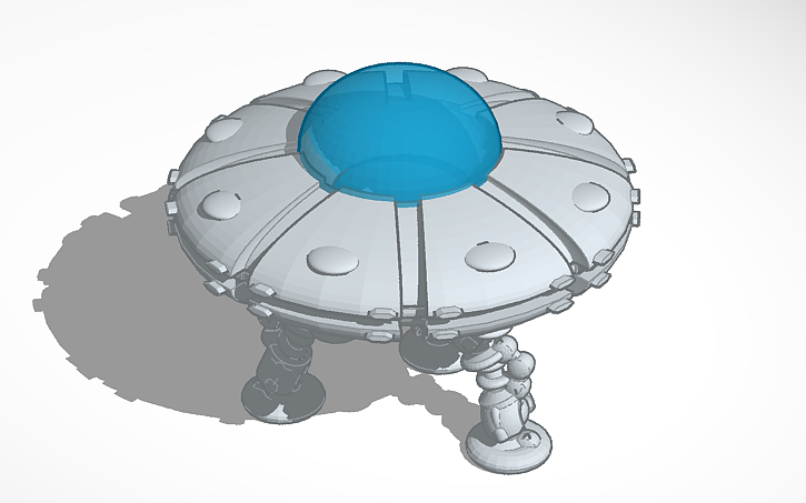 3D design UFO - Tinkercad