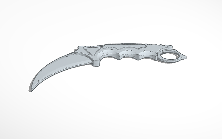 3D design karambit knife - Djoni | Tinkercad