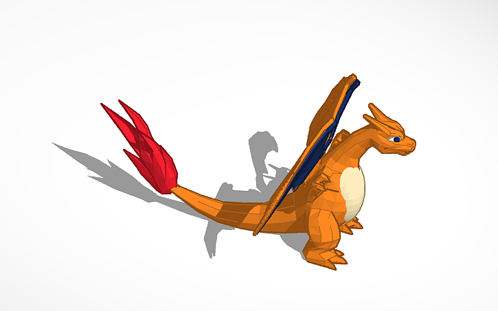 Small Charizard Image 3D design Charizard - Tinkercad