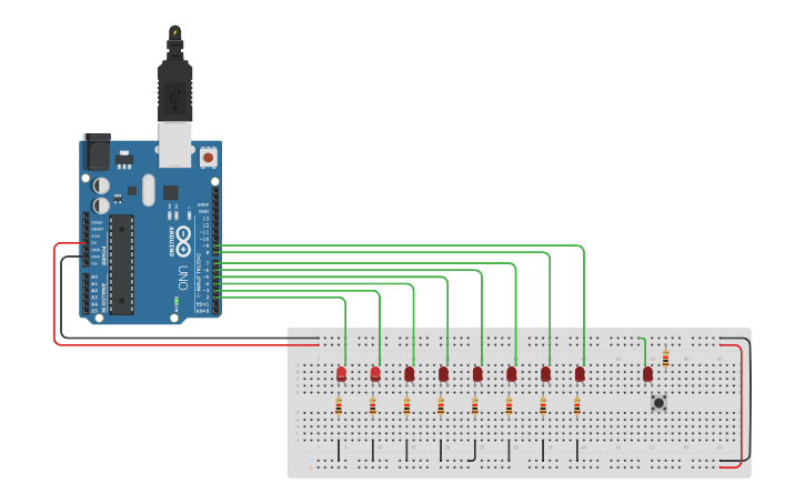 Circuit design Secuencia_LED-PCB | Tinkercad
