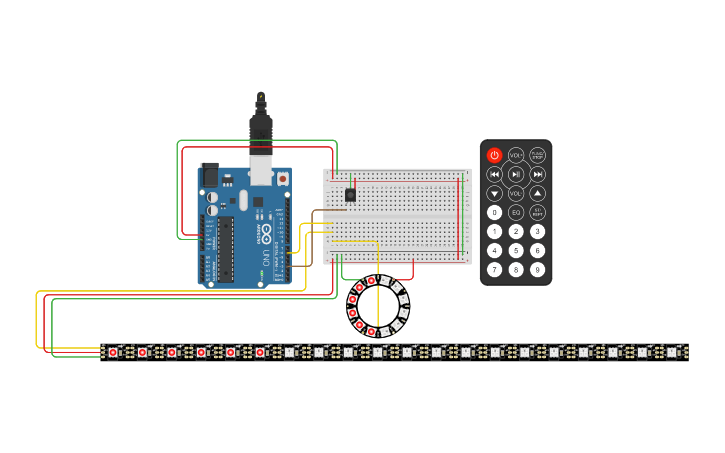 Rgb control box ir remote control схема