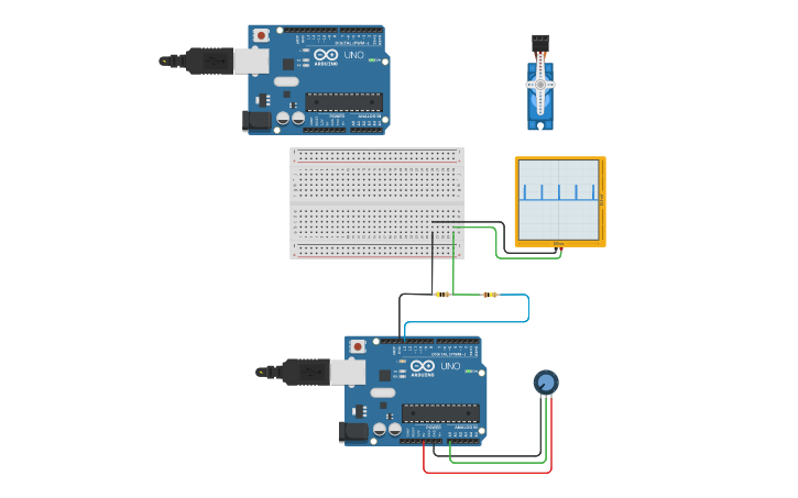 Circuit design Copy of Human arm EMG simulator - Tinkercad