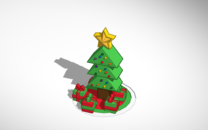 Download 3D design MERRY CHRISTMAS TREE! | Tinkercad