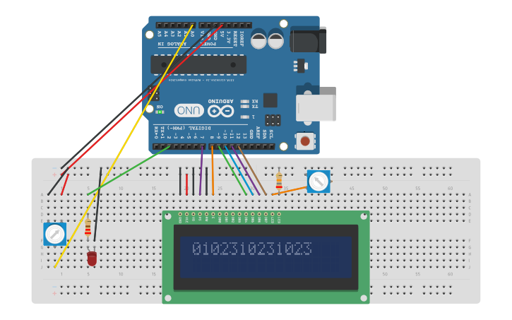 Circuit design Camera Timer - Tinkercad