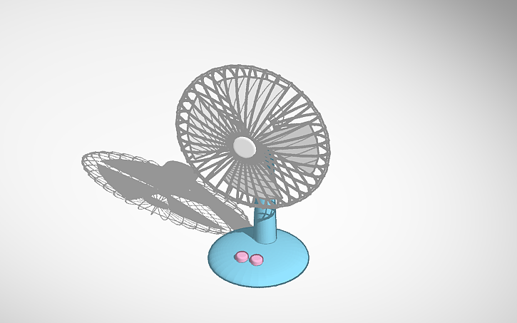 3D design ELECTRIC FAN 3D - Tinkercad