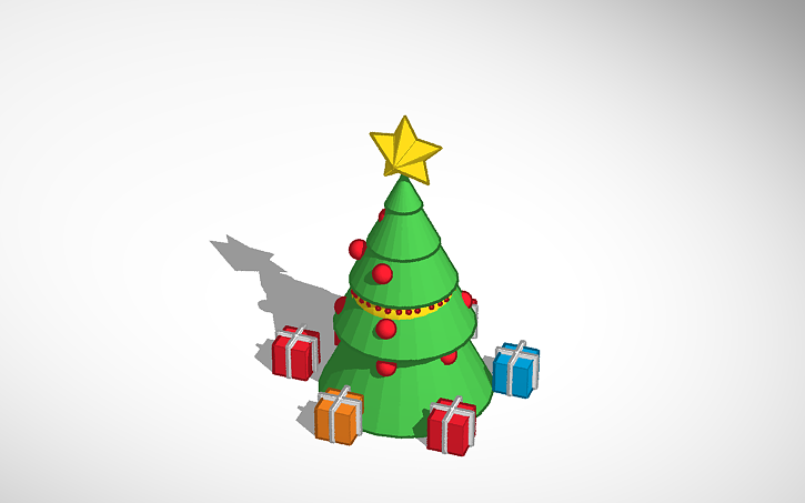 3D design Christmas Tree - Tinkercad