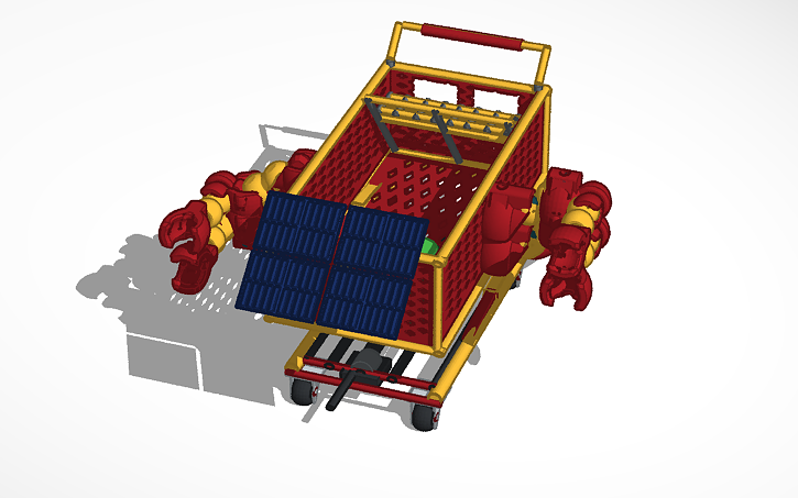 Tinker Cart 3D design Shopping Cart - Tinkercad