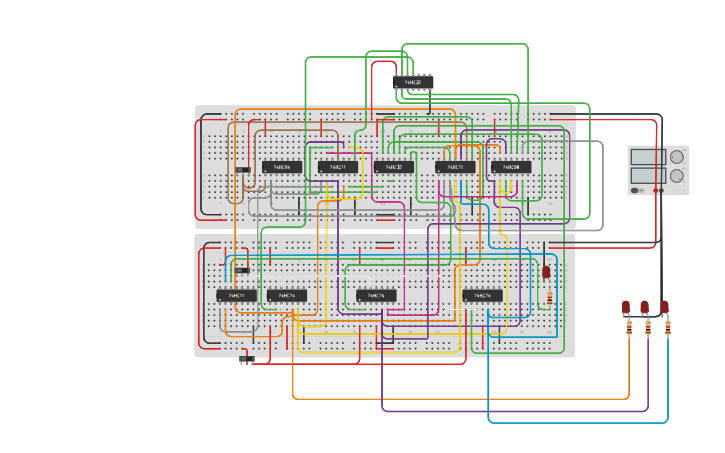 Circuit design Super Elzing | Tinkercad