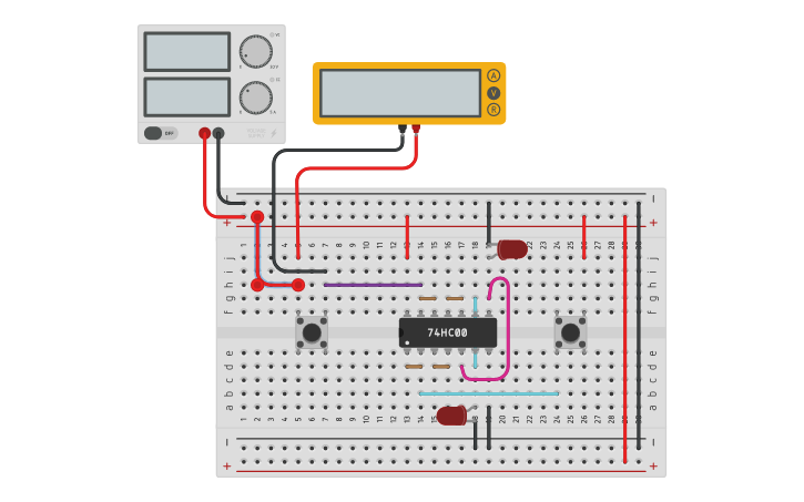Sr Flip Flop Using Nand Gate Tinkercad Sr Flip Flop Using Nand Gate Tinkercad