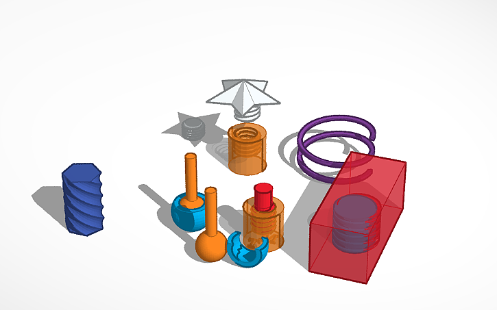 3D design THREADS AND SOCKET PROTOTYPES | Tinkercad