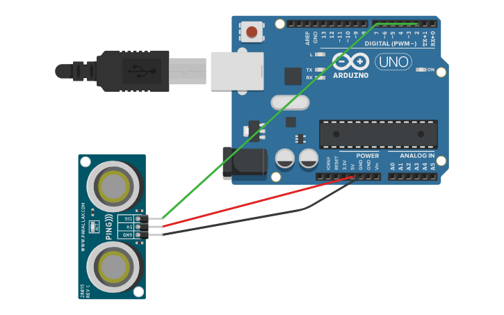 Circuit design ACC Arduino Code | Tinkercad