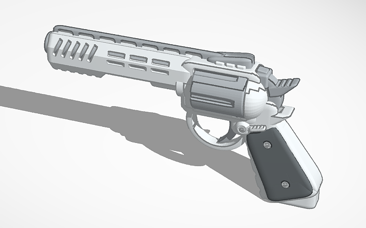 Revolver Solidworks 3D design Custom Revolver - April 2024 - Tinkercad