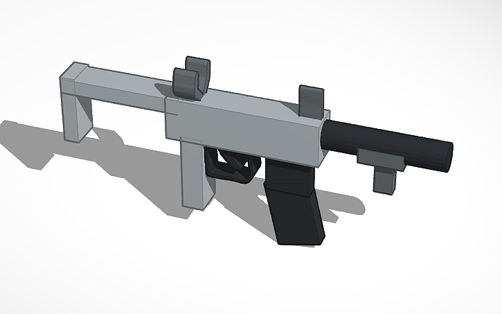 3D design simple gun for begginers | Tinkercad