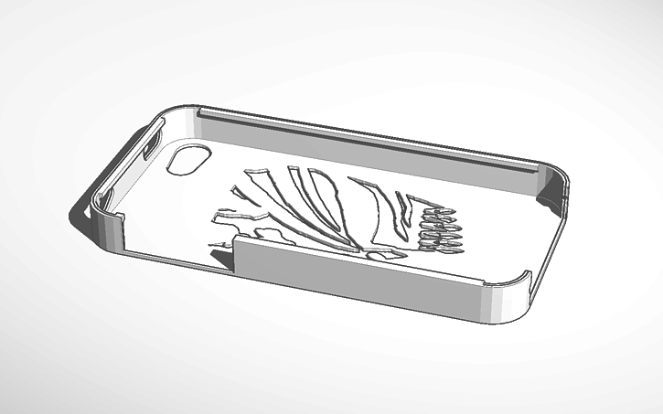 3D design iphone 4 case Ichigo - Tinkercad