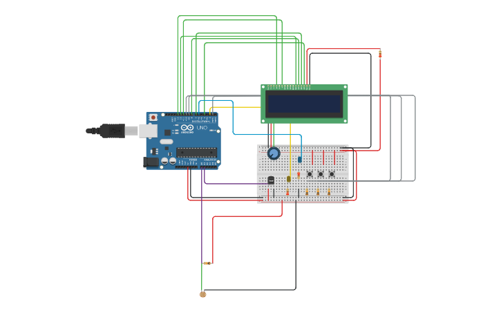 Circuit design Copy of TP - Tinkercad