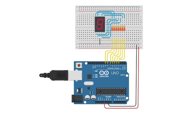 Circuit design Arduino Prático - Video 9 - Tinkercad