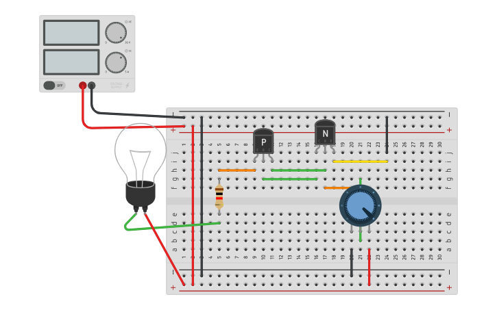 Circuit design SCR-TIRISITOR-GAIBOR - Tinkercad