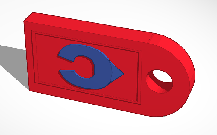 3D design Key Chain - Tinkercad