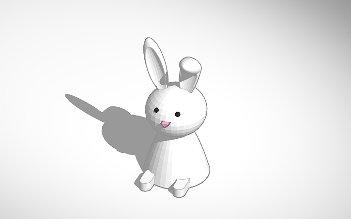 3D design BUnny - Tinkercad