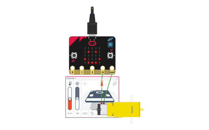 Microbit Design Circuit design Microbit - Tinkercad