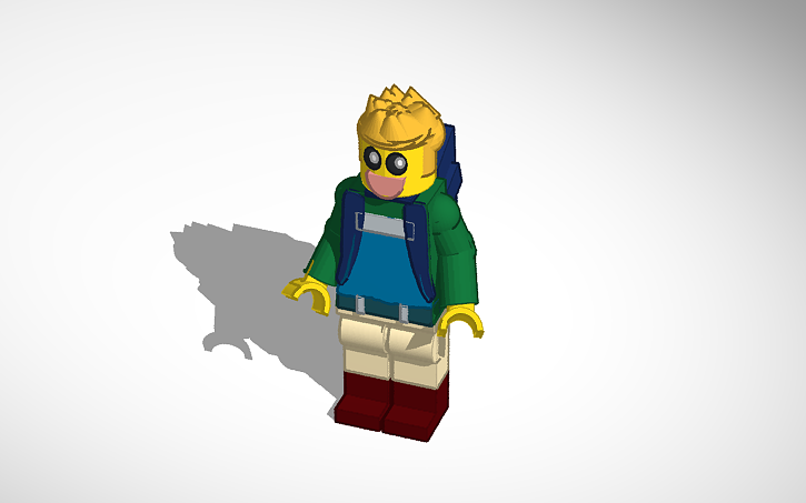 3D design Lego Man - Tinkercad