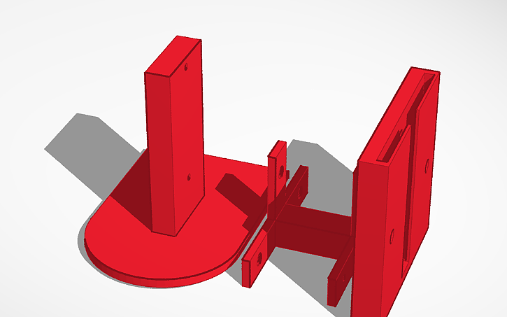 3D design Projetor HY300 suport v2 - Tinkercad