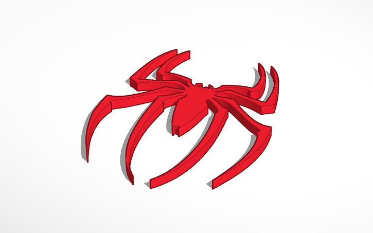 Spiderman Logo Tinkercad