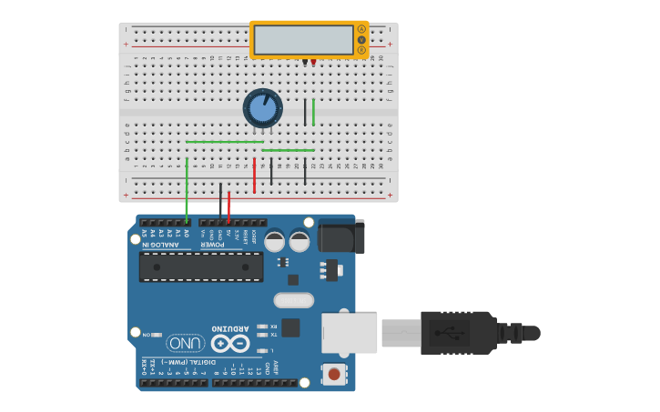 Circuit design ANALOG - Tinkercad