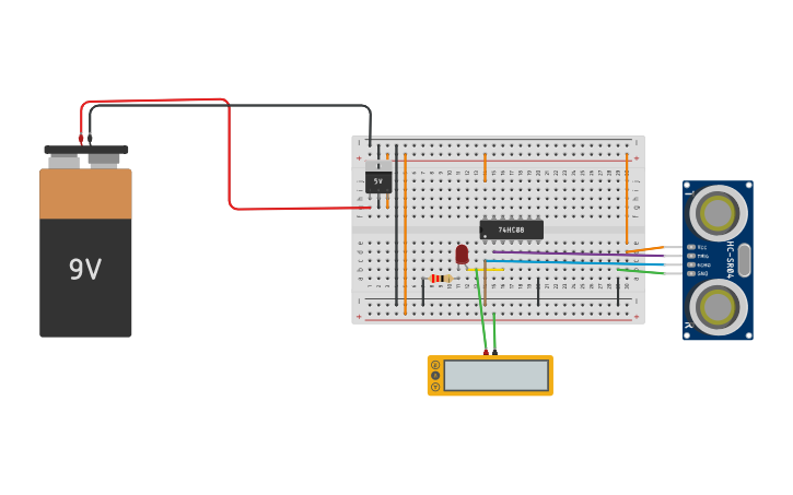 Circuit design Sensor sin arduino - Tinkercad