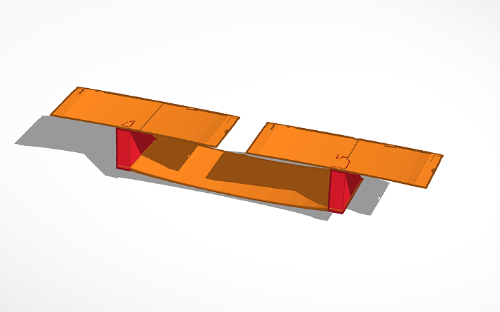 Easy Spoiler Design 3D design Spoiler - Tinkercad