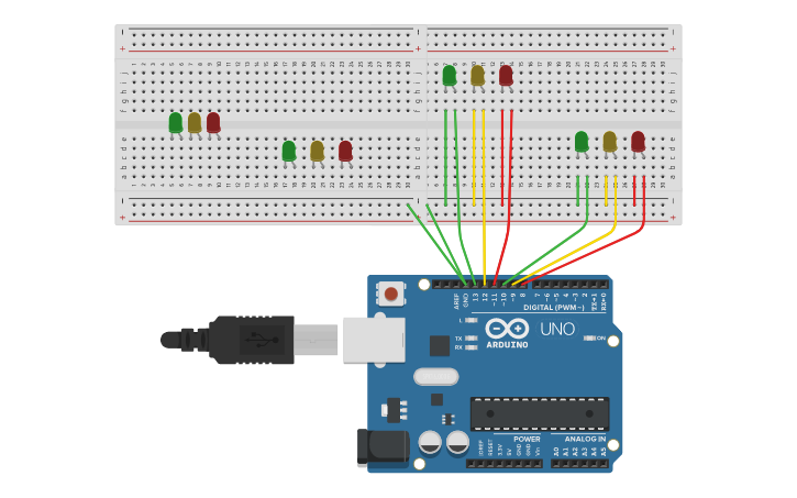 Circuit design Arduino | Tinkercad